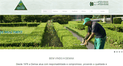 Desktop Screenshot of demax.com.br