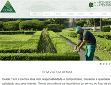 Tablet Screenshot of demax.com.br