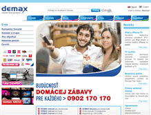 Tablet Screenshot of demax.sk