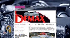 Desktop Screenshot of demax.fr