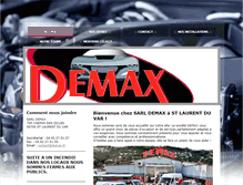 Tablet Screenshot of demax.fr